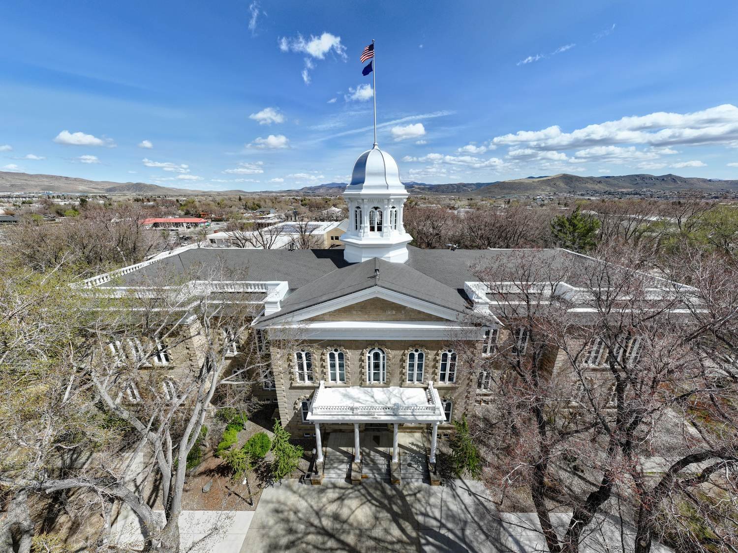 Nevada State Capitol Building in Carson City, near Reno