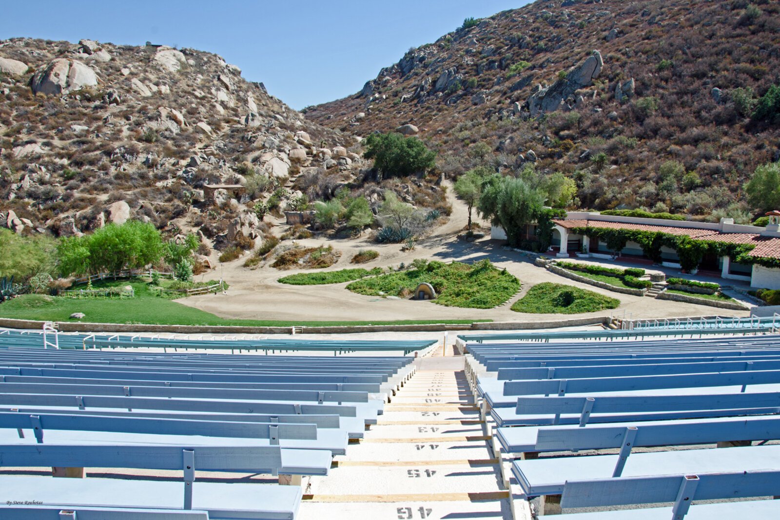 The Ramona Bowl, a natural stone amphitheater in the hills above Hemet