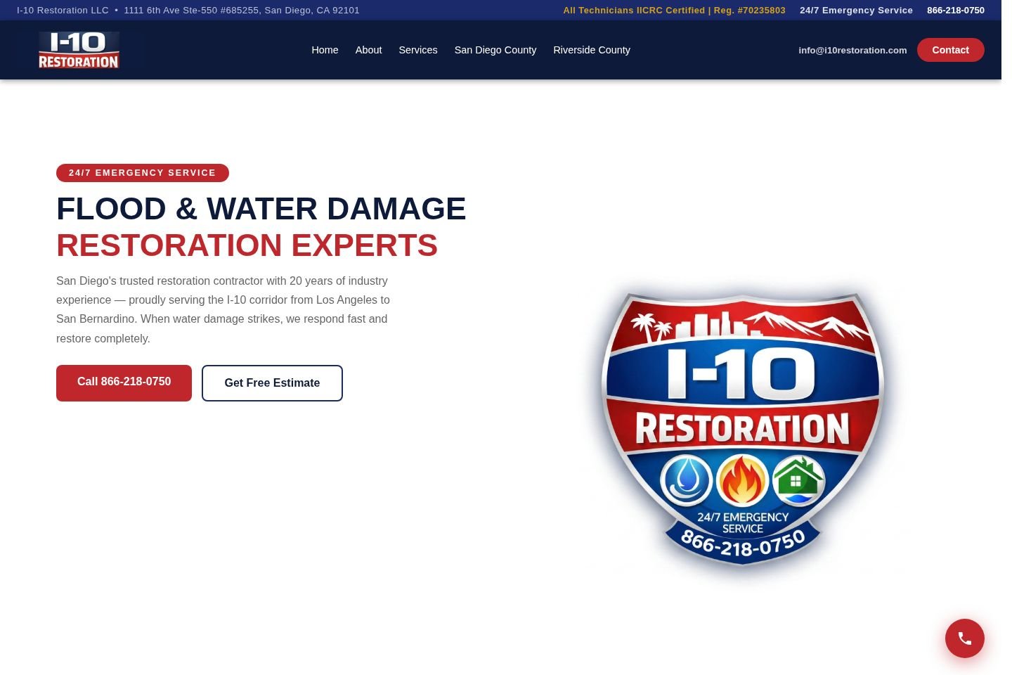 i10 Restoration website