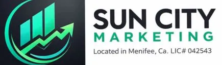 Sun city marketing logo menifee california web design seo